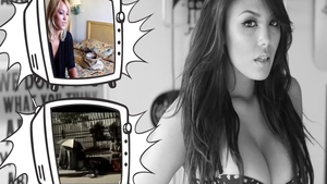 Super sexy supermodel finds dick to fuck