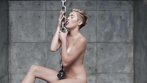 Uncensored handjob in the company of Miley Cyrus