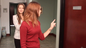 Must not fap - Coed Lily Cade and hot Ela Darling fucked hard