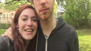 Amateur enjoys greatly rough hard sex outdoors