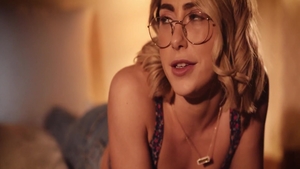 Young Zoey blonde hair sensual kissing sex scene