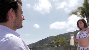 Petite ass fucking in public