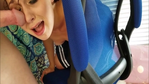 Super hot amateur receives hard pounding