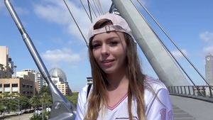 Perfect babe Alex Blake reality dick sucking HD