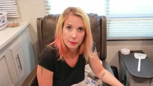 Busty german stepmom pussy eating HD