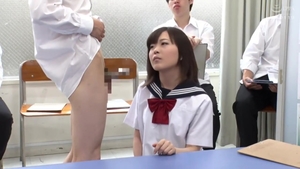 Hairy brunette takes a big dildo