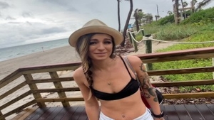 Deepthroat next to tight boyfriend Hunter