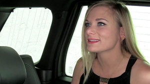 Beautiful blonde hair rushes rough nailing