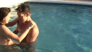 Tori Black & Johnny Castle rough receiving facial in public