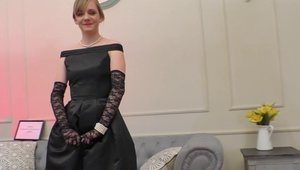 European in high heels HD