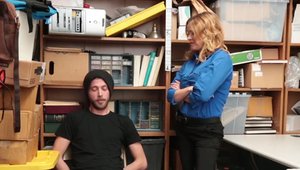 Big boobs babe Krissy Lynn goes for hard nailining in uniform