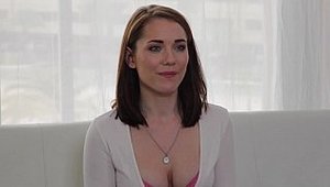 Casting Coach X - Teen Raylin Ann fingering at the castings