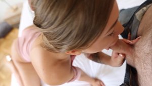 DateSlam - Beautiful girl rough sucking dick