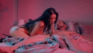 Skinny Katrina Jade with Jay Snake raw missionary in the bed