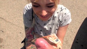 Teens Love Money: Rough sex along with inked european blonde
