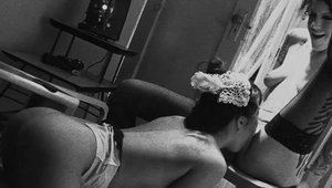 Cadence St John in the bra shows natural boobs