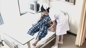 Asian nurse has a taste for hard nailining