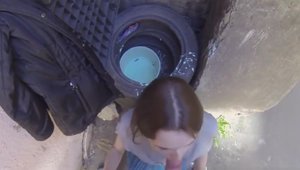 Amateur agrees to rough nailing