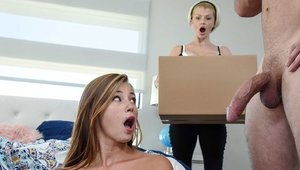 TeensLikeItBig - Young blonde Carolina Sweets desires nailing