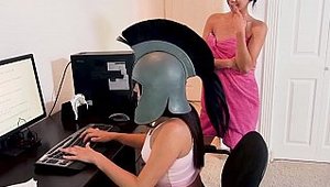 GF R. - Cosplay sloppy fucking accompanied by Alaina Kristar