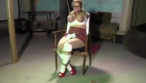 Blonde hair likes bondage