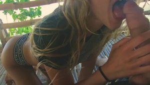 Amateur has a thing for sloppy fucking in HD