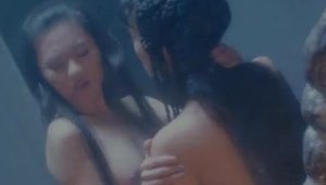 Asian lesbian pussy rubbing