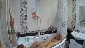 Real fucking accompanied by super hot blonde babe