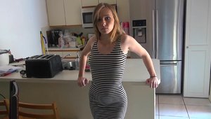 GF R.: Kaylee Jewel gets a good fucking in the kitchen in HD