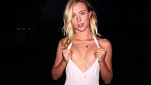 Baeb: Blonde babe Haley Reed nailed hard outdoors