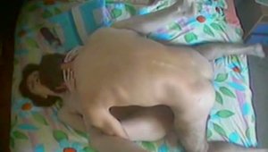 Voyeur european got her pussy pounded in the bed