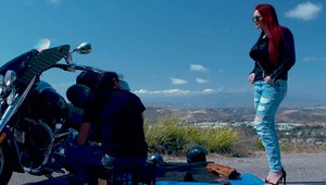 Erotica X - Fucking among redhead Skyla Novea outdoors