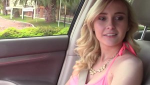 Casting Coach X - Blonde babe Peyton Coast nailed hard in car