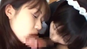 Vintage japanese babe threesome