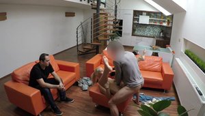 Czech couple cuckholding in public in HD