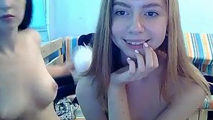 Brunette receives rough nailing