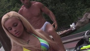 BANG.com - Cumshot with latina blonde haired Agatha Meireilles