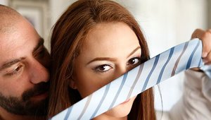 New Sensations: Skinny Kendra Cole blindfolded dick sucking