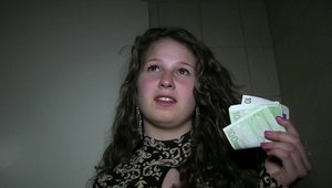 Public Agent - Young gymnast reality cumshot in public