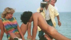 Young Marilyn Jess raw sucking dick at the beach in HD