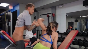 SneakySex: Pierced asian blonde babe agrees to POV handjob