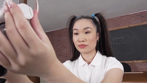 Cum4K.com - Wet teacher enjoys rough nailing