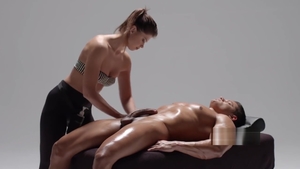 Muscle brunette likes good fuck in HD